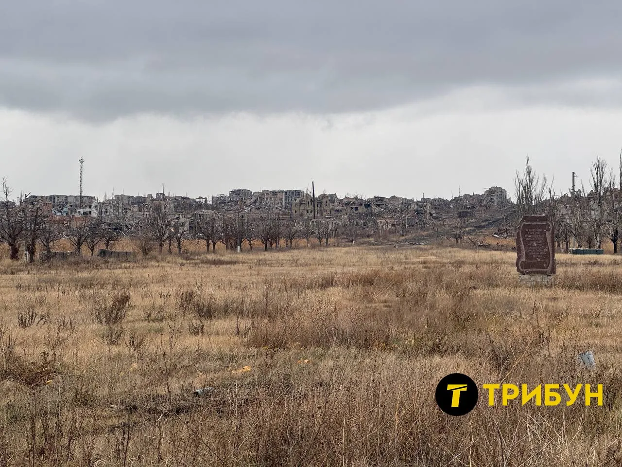 Разрушения в Марьинке