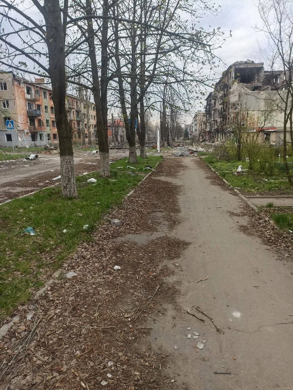 Разрушения в Покровске
