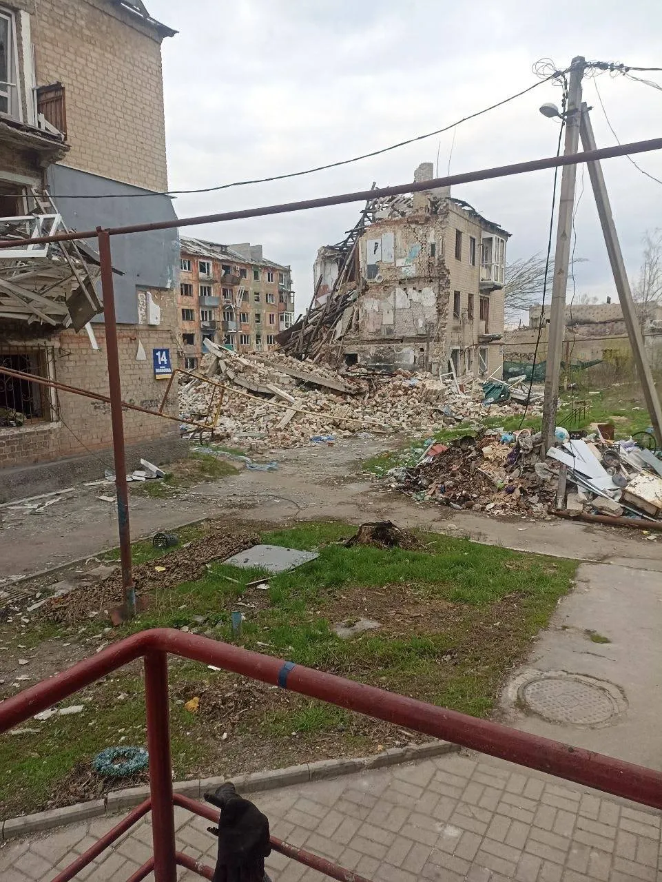 Разрушения в Покровске